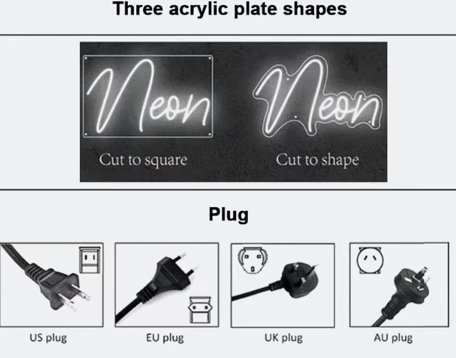 Acrylic shape and plug