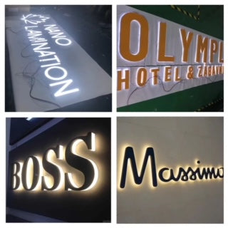 Metal Backlit Signs