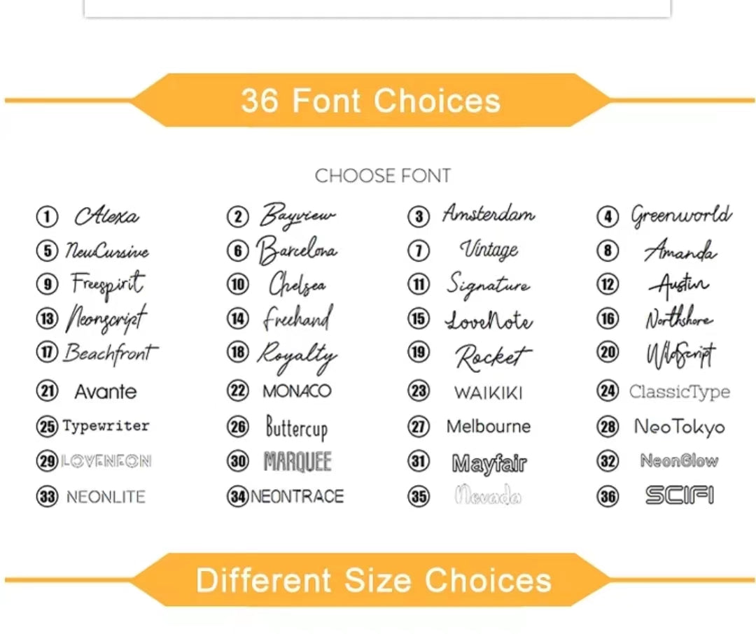 Our Fonts