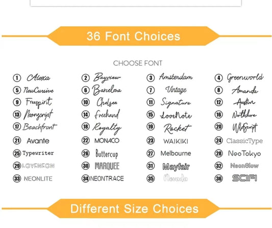 Our Fonts